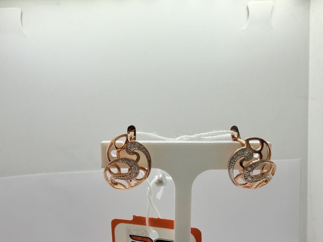 СЕРЬГИ С КАМНЯМИ (Au 585)