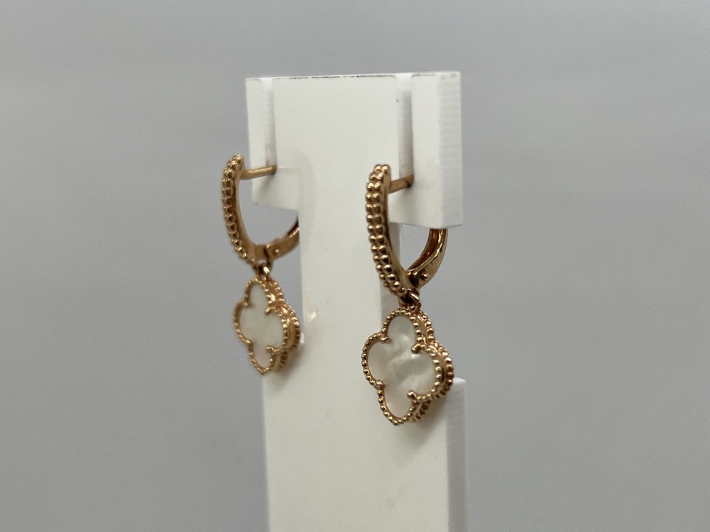 СЕРЬГИ С КАМНЕМ (Au 585)