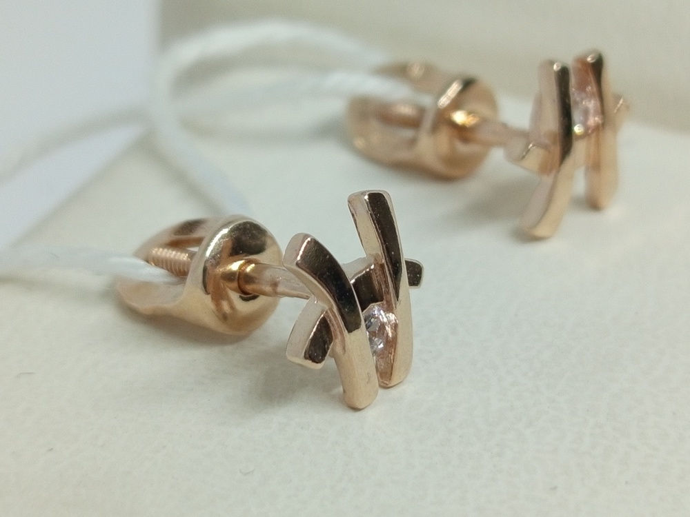 СЕРЬГИ ПУСЕТЫ (Au 585)