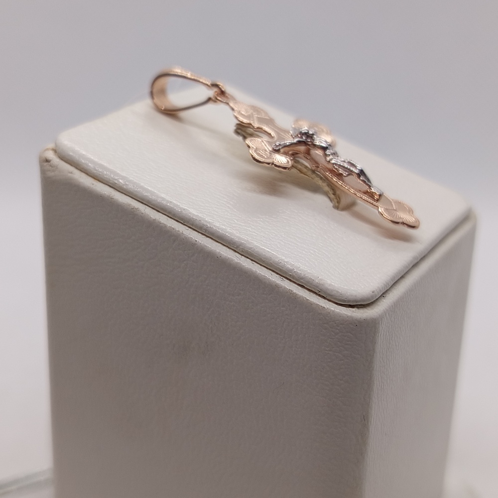 ПОДВЕСКА КРЕСТ без камня (Au 585)