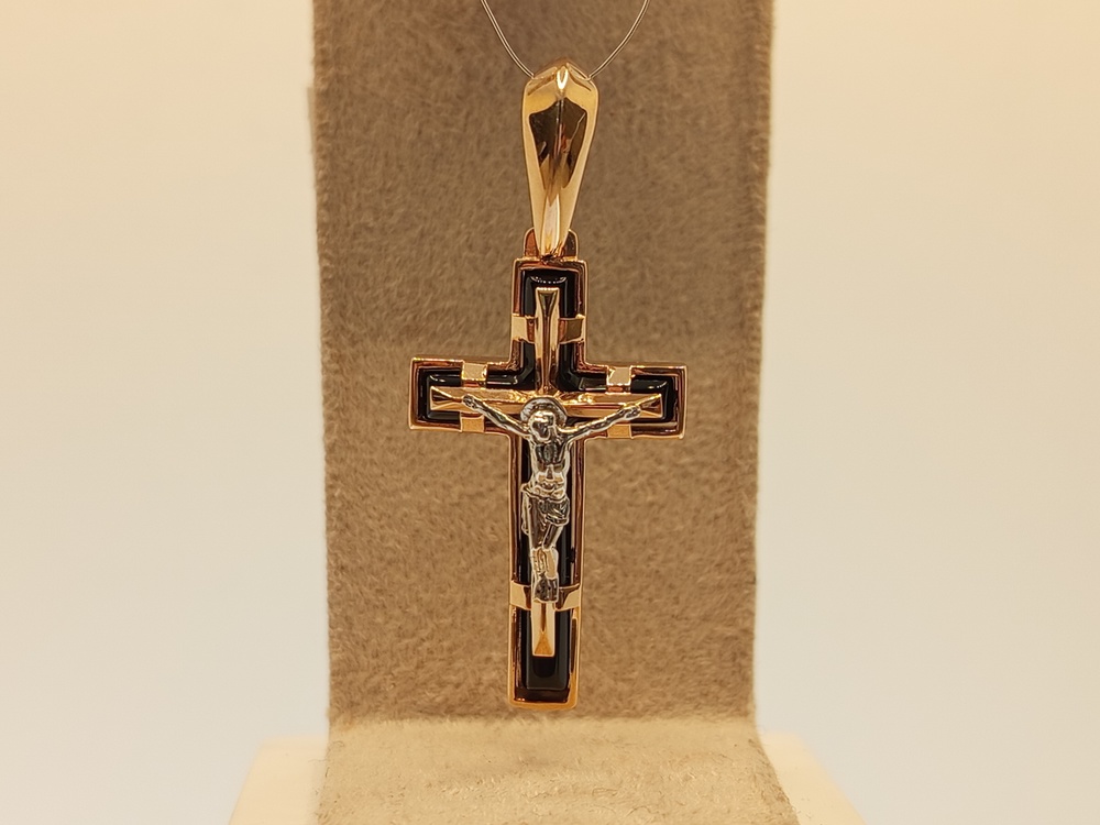 ПОДВЕСКА КРЕСТ (Au 585)