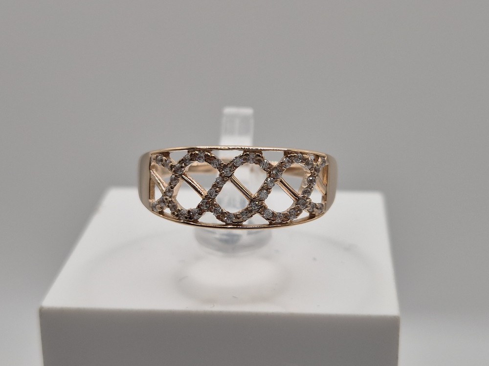 КОЛКМИ585 КОЛЬЦО С КАМНЯМИ (Au 585)