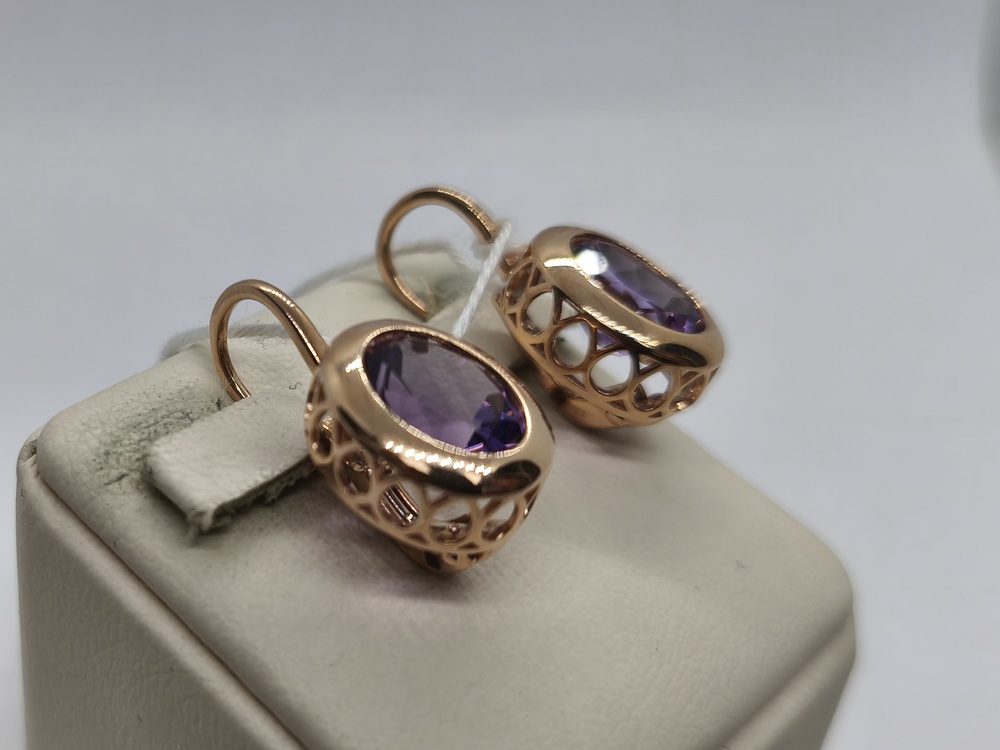 СЕРЬГИ С КАМНЕМ (Au 585)