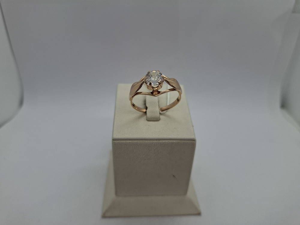 КОЛКМ583 КОЛЬЦО С КАМНЕМ (Au 583) КОЛКМ583 КОЛЬЦО С КАМНЕМ (Au 583)