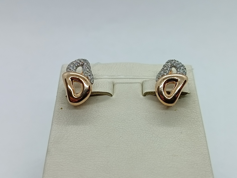 СЕРЬГИ С КАМНЯМИ (Au 585)