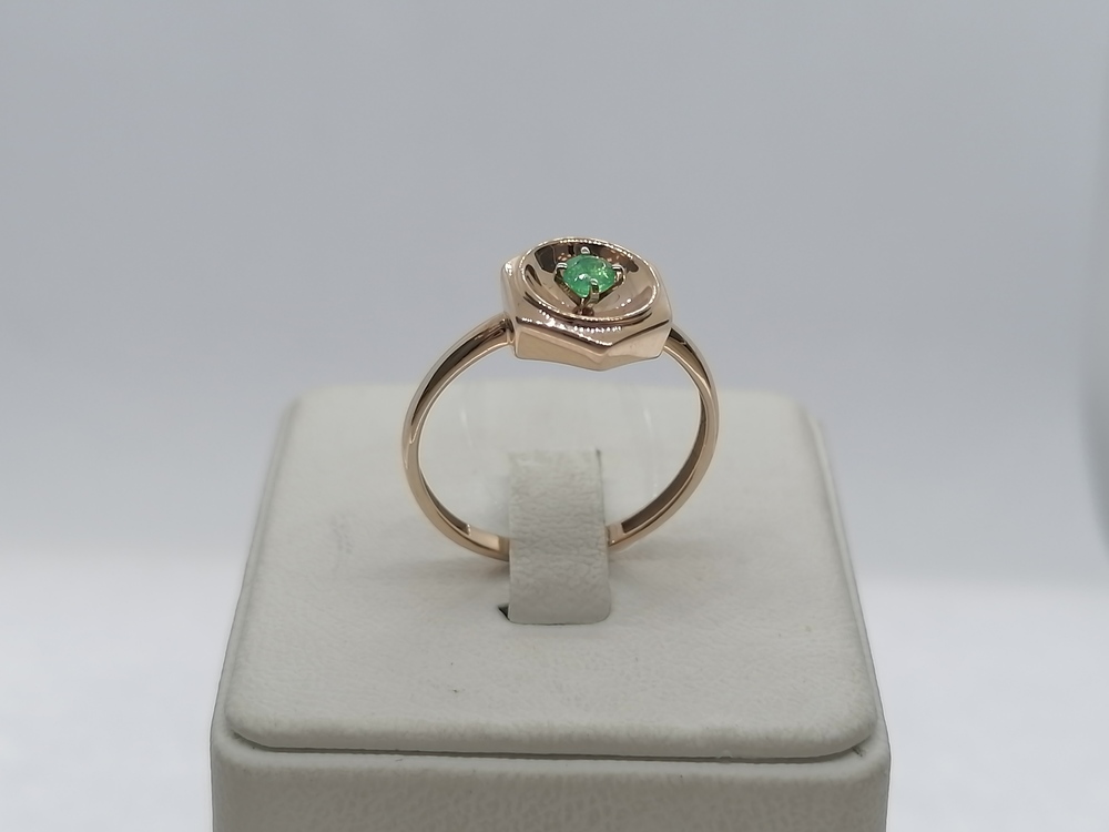 КОЛЬЦО ИЗУМРУД (Au 585)