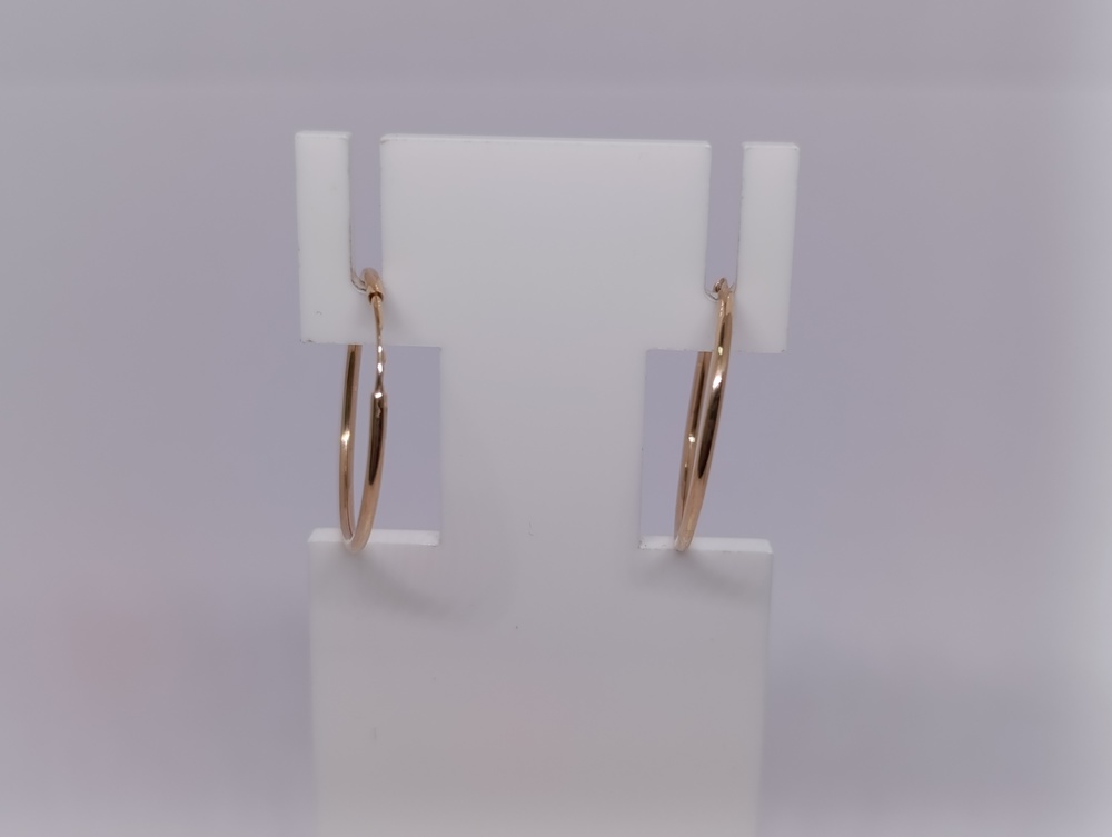 СКОН585 СЕРЬГИ КОНГО (Au 585)