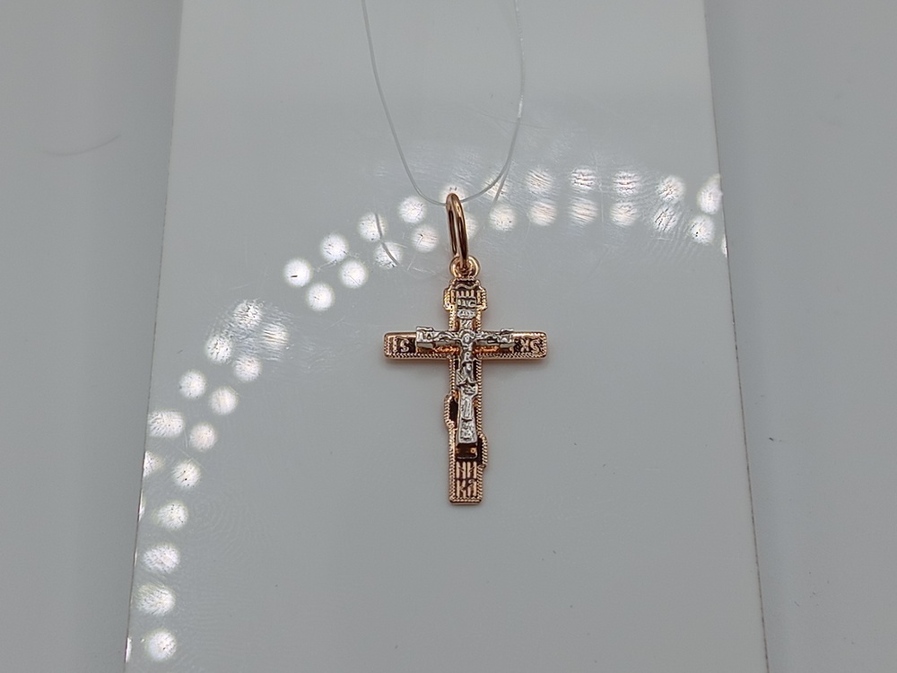 ПОДВЕСКА КРЕСТ (Au 585)