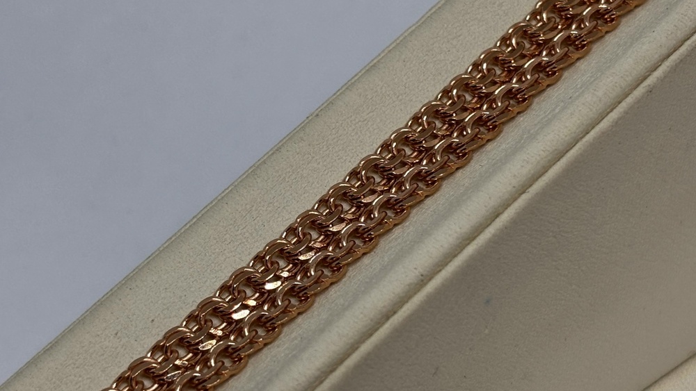 ЦЕПЬ ПОЛНОВЕСНАЯ Бисмарк (Au 585)