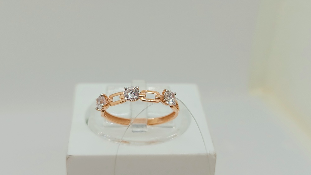 КОЛЬЦО С КАМНЕМ (Au 585)