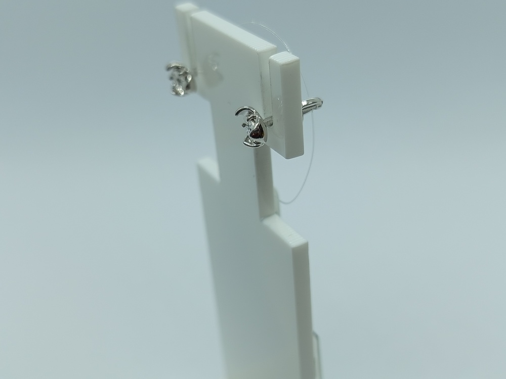 СЕРЬГИ БРИЛЛИАНТ (Ag 925)