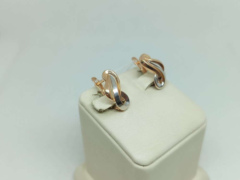 СЕРЬГИ БЕЗ КАМНЯ (Au 585)