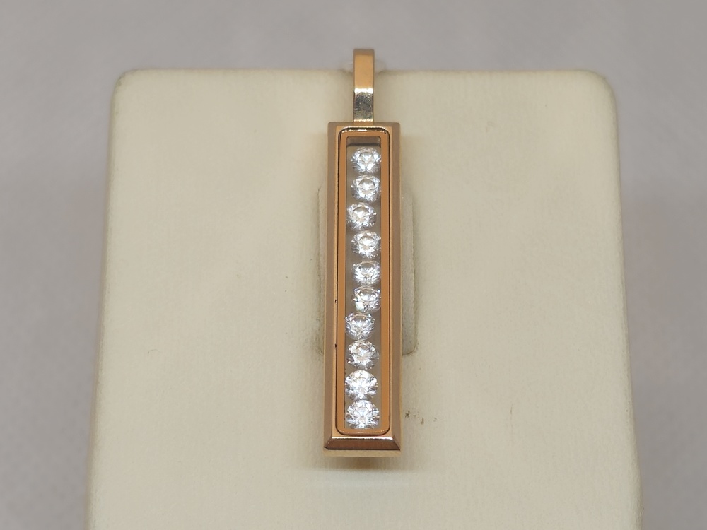 ПОДВЕСКА С КАМНЯМИ (Au 585)