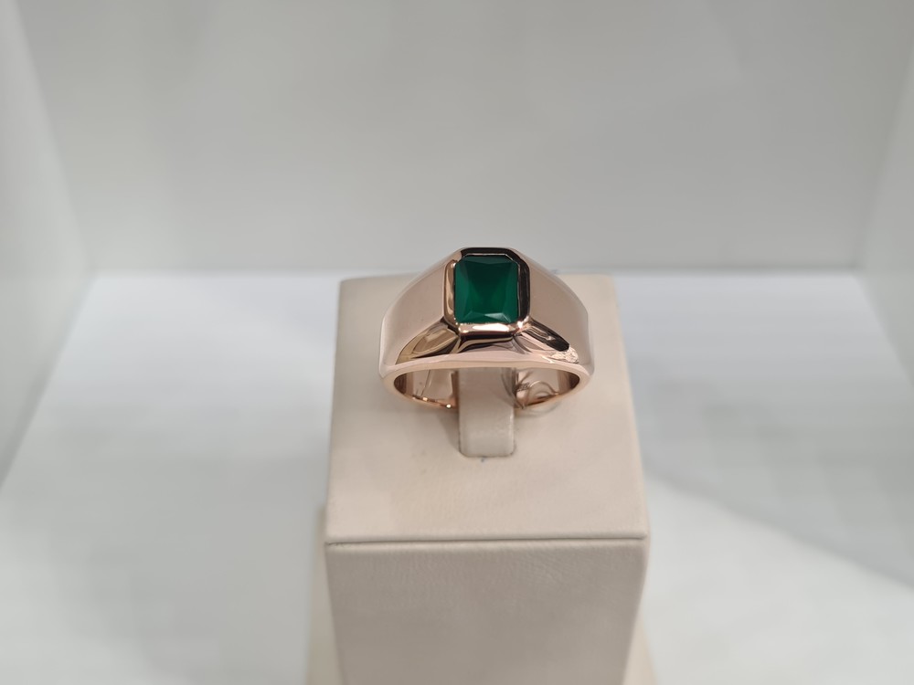 31-0336-О КОЛЬЦО ПЕЧАТКА с камнем (Au 585)