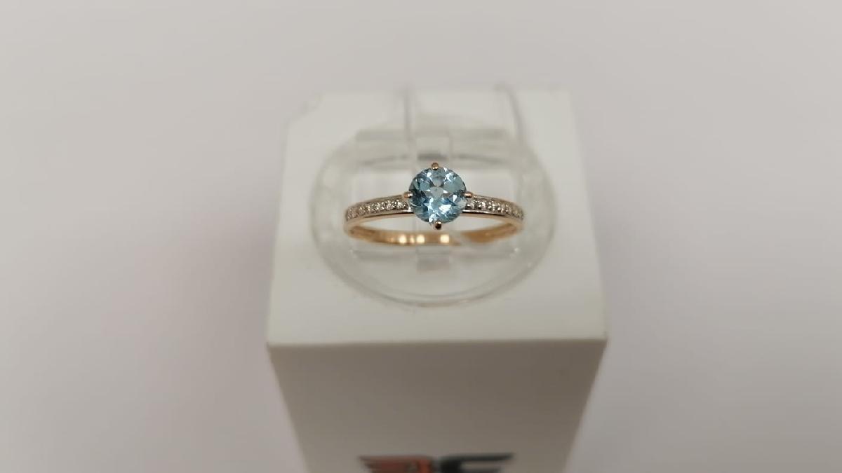 КОЛКМИ585 КОЛЬЦО С КАМНЯМИ (Au 585)