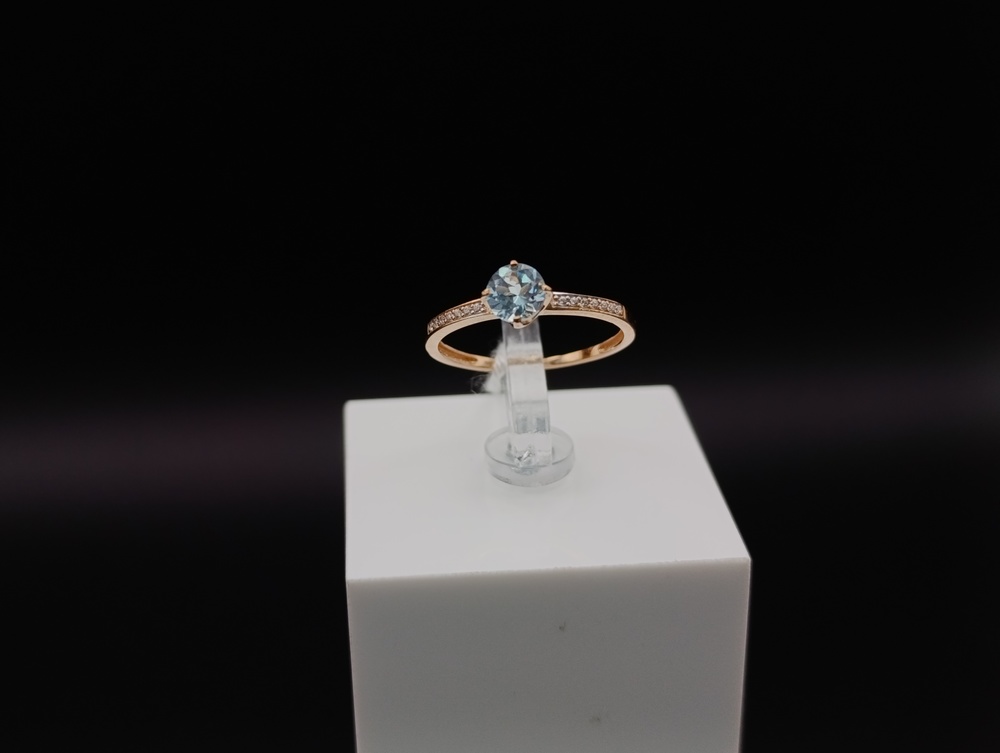 КОЛКМИ585 КОЛЬЦО С КАМНЯМИ (Au 585)