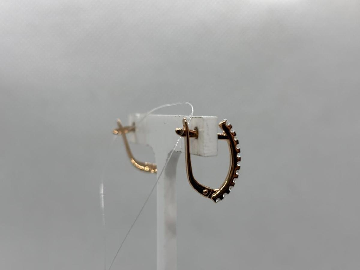 СЕРЬГИ С КАМНЯМИ (Au 585)