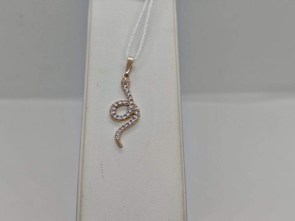 ПОДКМИ585 ПОДВЕСКА С КАМНЯМИ (Au 585)