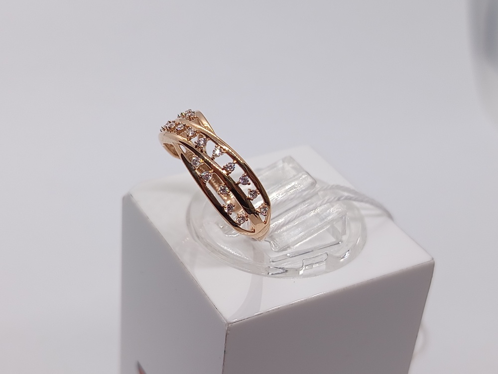 КОЛКМИ585 КОЛЬЦО С КАМНЯМИ (Au 585)