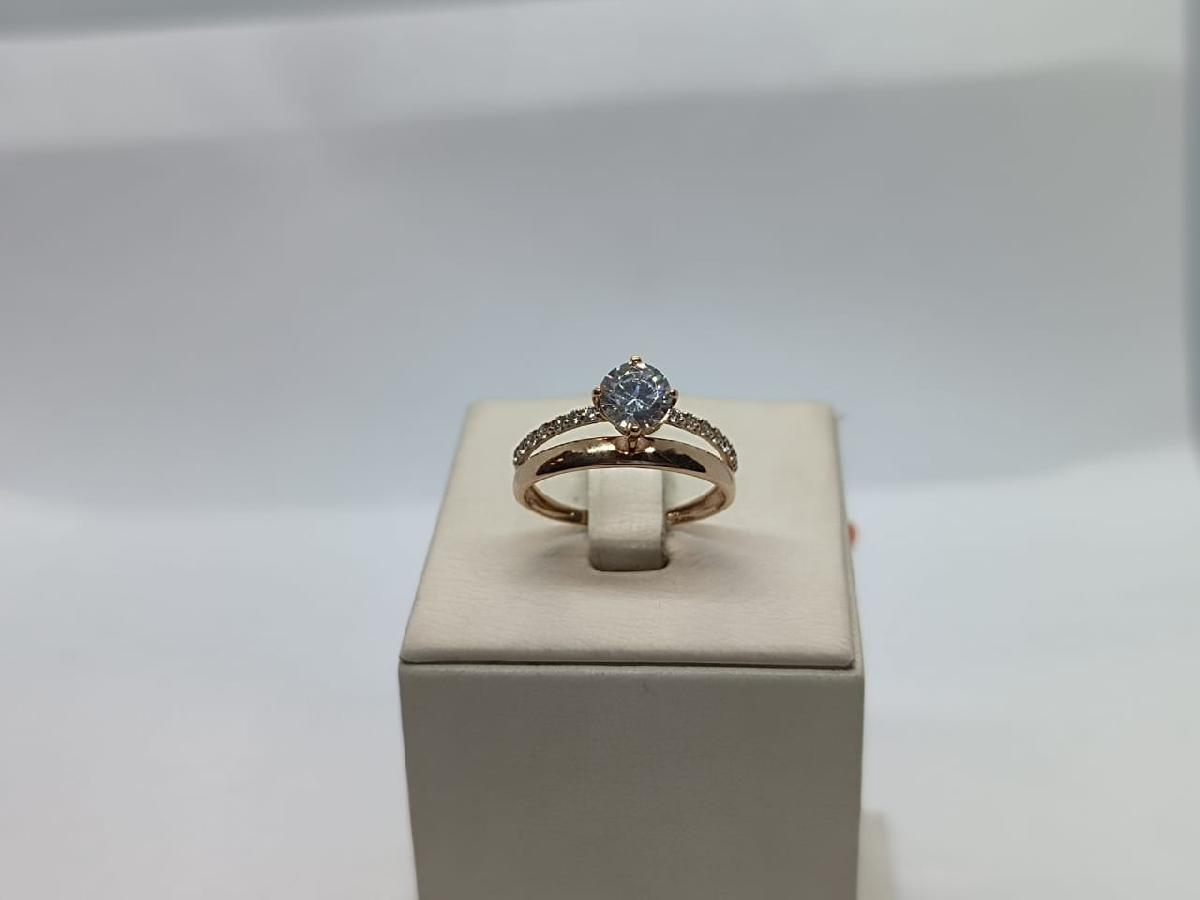 КОЛКМИ585 КОЛЬЦО С КАМНЯМИ (Au 585)