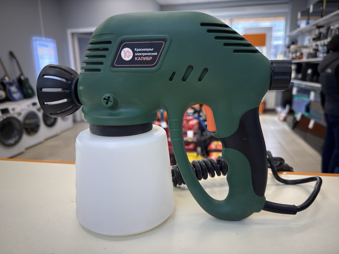 Электрический краскопульт Калибр ЭКРП-80/0.8