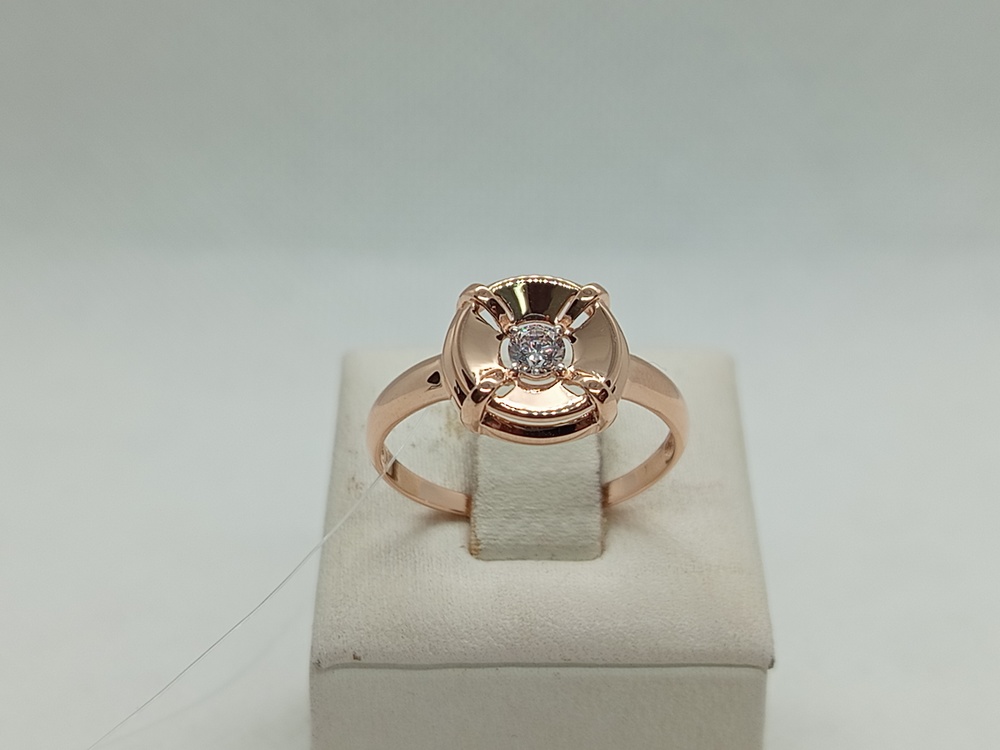 КОЛЬЦО С КАМНЕМ (Au 585)