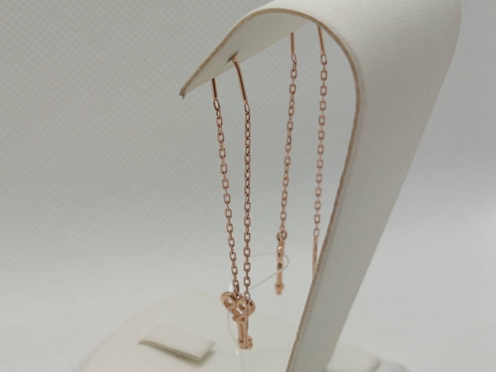 СЕРЬГИ ПРОДЕВКИ без камня (Au 585)