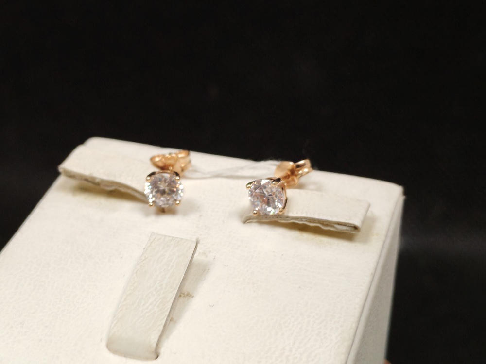 СГВЗ585 СЕРЬГИ ГВОЗДИКИ (Au 585)