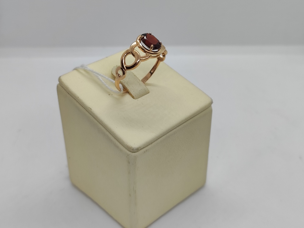 КОЛКМ585 КОЛЬЦО С КАМНЕМ (Au 585)