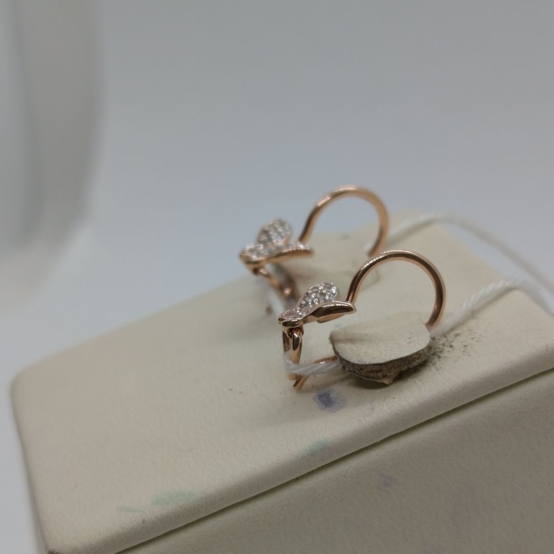 СКМИ585 СЕРЬГИ С КАМНЯМИ (Au 585)