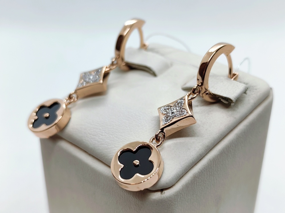 СЕРЬГИ С КАМНЯМИ (Au 585)