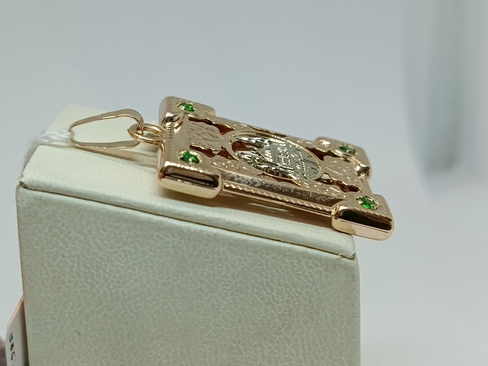 ПОДВЕСКА КОРАН с камнями (Au 585)