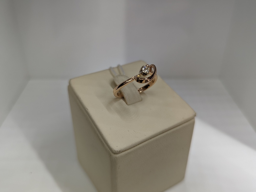 КОЛЬЦО БРИЛЛИАНТ Au 585