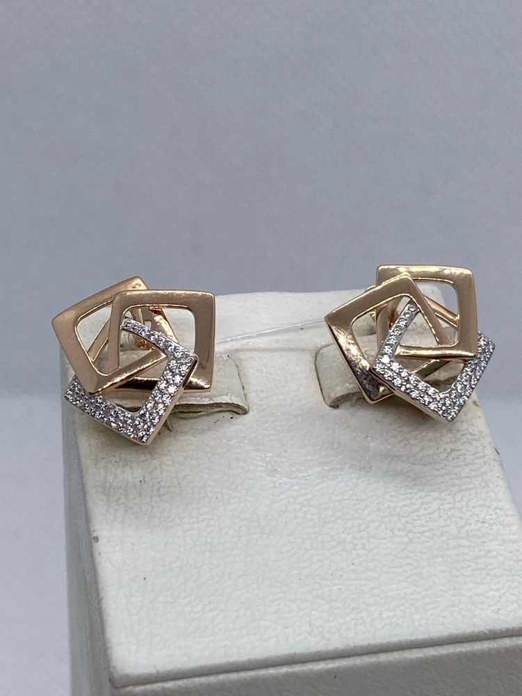 СЕРЬГИ С КАМНЯМИ (Au 585)