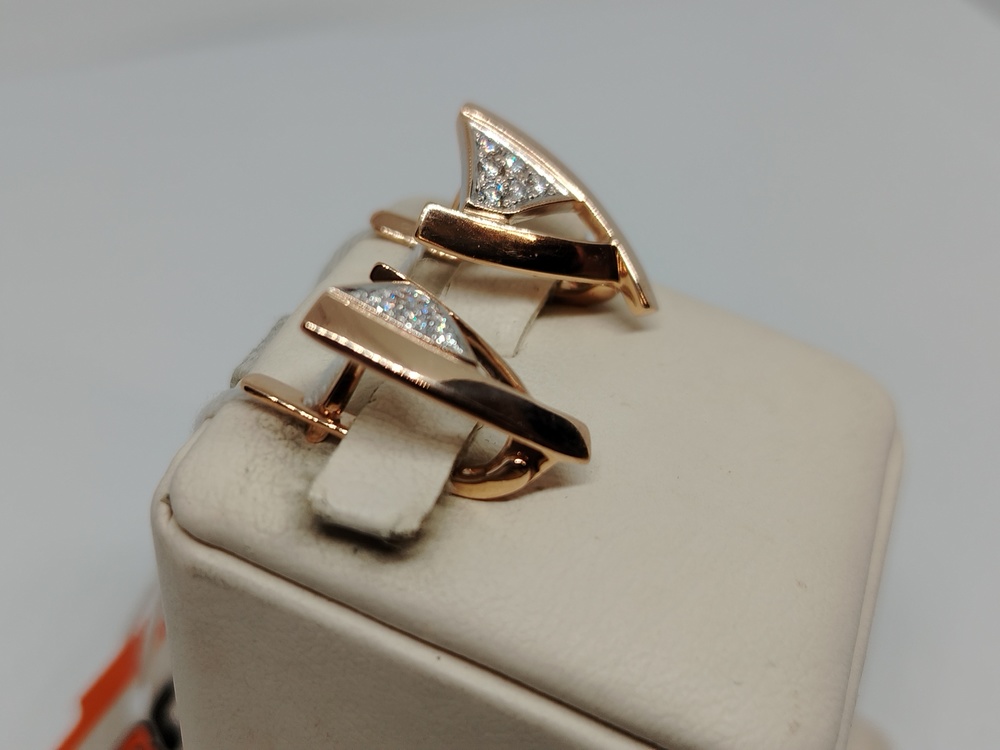 СЕРЬГИ С КАМНЯМИ (Au 585)