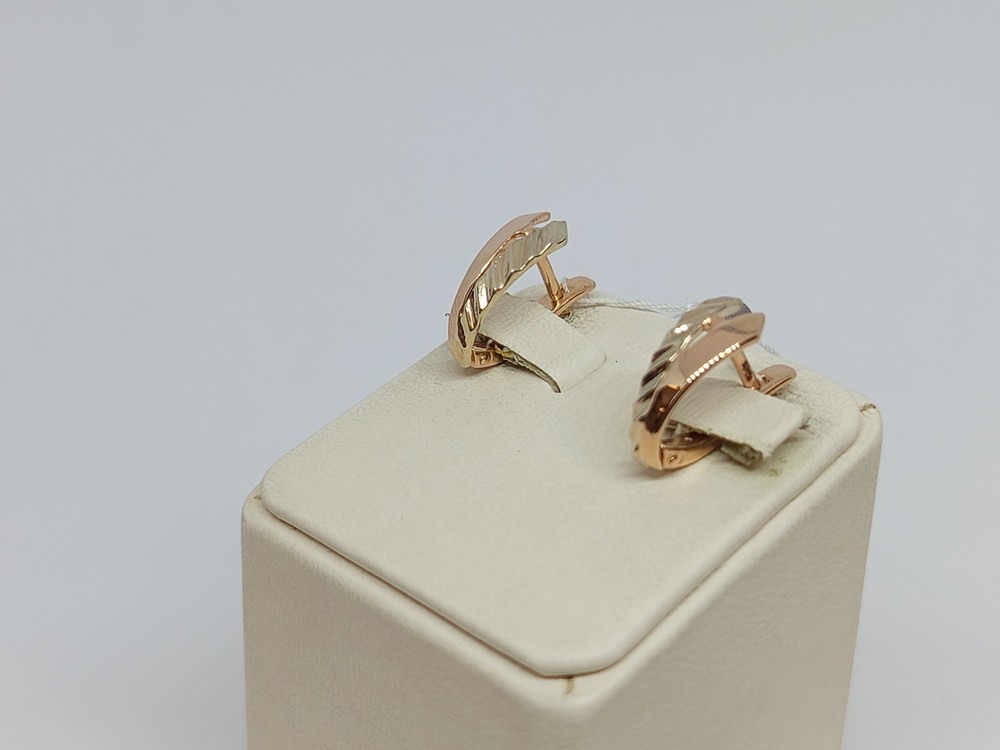 СЕРЬГИ БЕЗ КАМНЯ (Au 585)