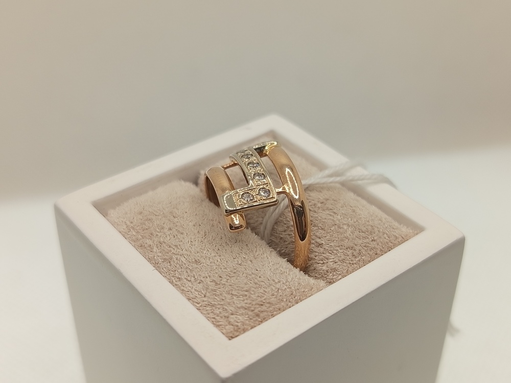 КОЛКМИ585 КОЛЬЦО С КАМНЯМИ (Au 585)