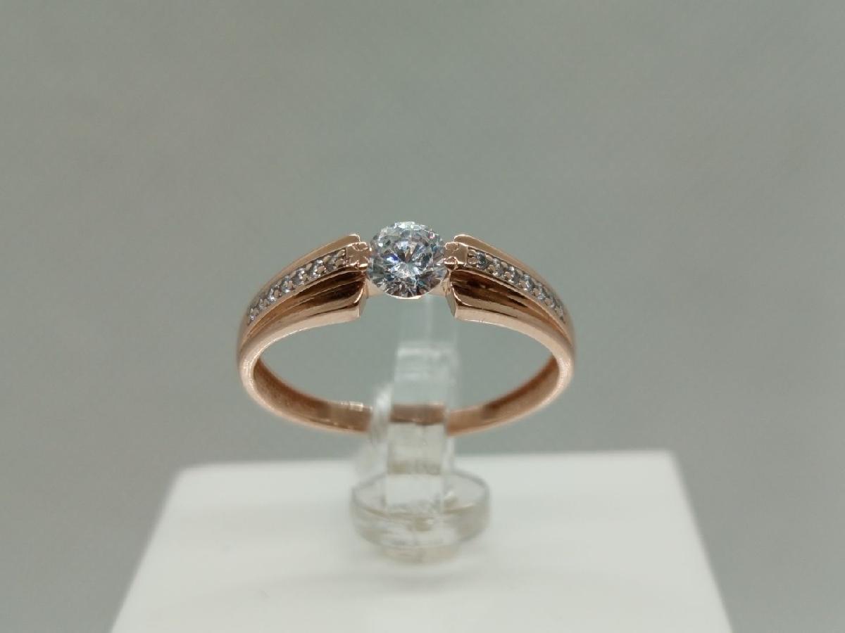 КОЛКМИ585 КОЛЬЦО С КАМНЯМИ (Au 585)