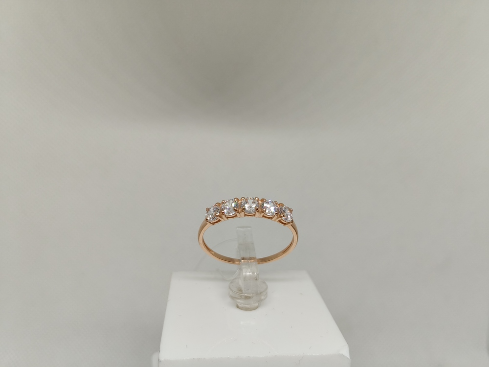 КОЛЬЦО С КАМНЯМИ (Au 585)