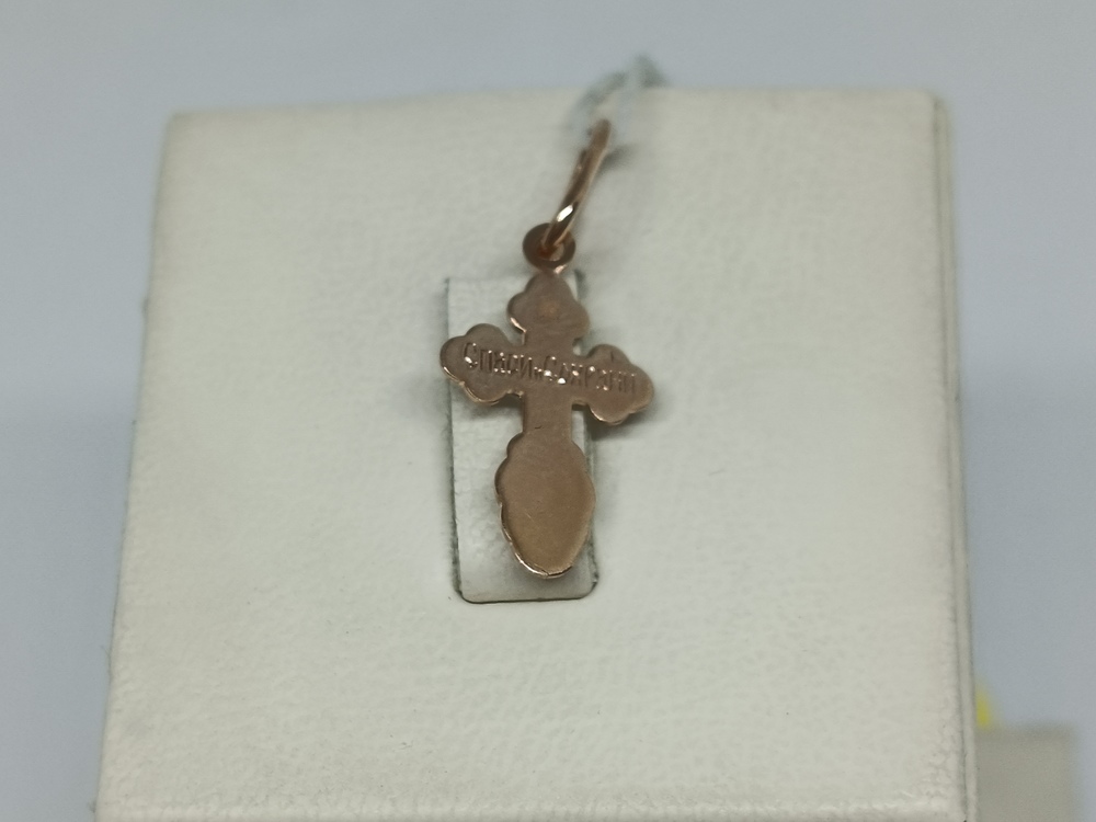 ПОДВЕСКА КРЕСТ без камня (Au 585)