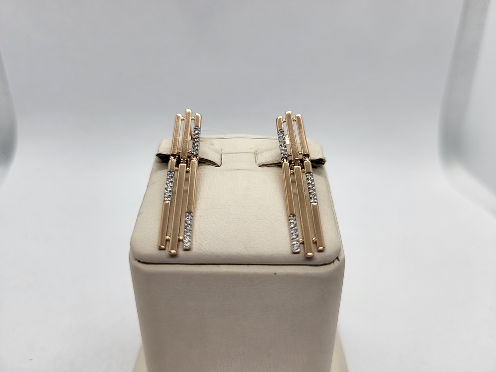 СЕРЬГИ С КАМНЯМИ (Au 585)