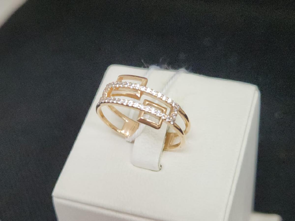 КОЛКМИ585 КОЛЬЦО С КАМНЯМИ (Au 585)