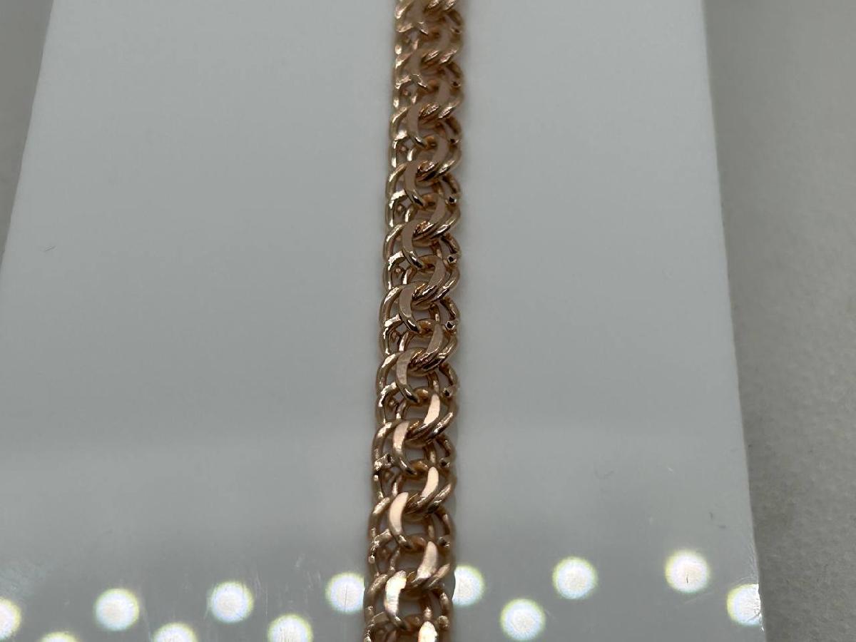 670008023 БРАСЛЕТ ПУСТОТЕЛЫЙ Бисмарк (Au 585) 670008023 БРАСЛЕТ ПУСТОТЕЛЫЙ Бисмарк (Au 585)