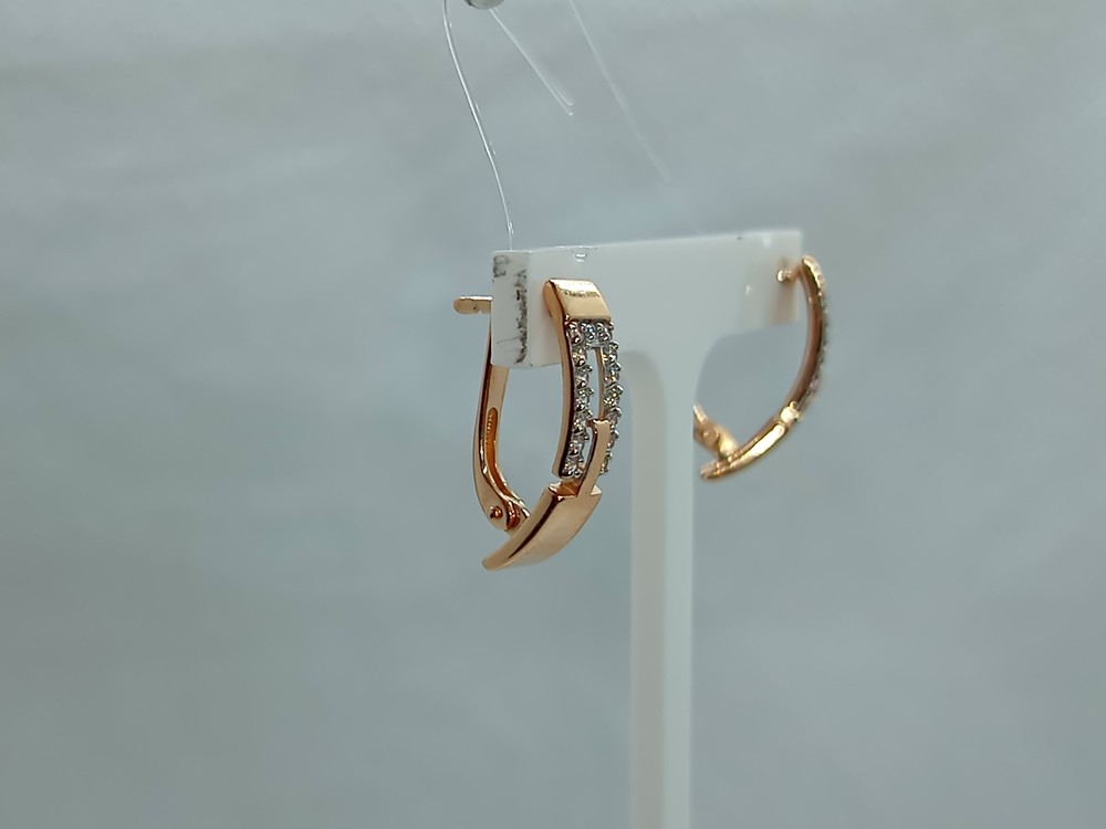 СЕРЬГИ С КАМНЯМИ (Au 585)