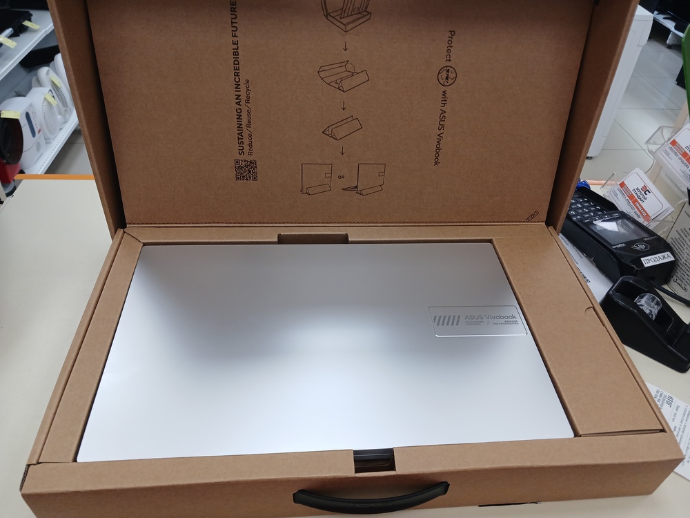 Ноутбук ASUS E1504GA; N100, Intel UHD Graphics, 8 Гб, 256 Гб, Нет