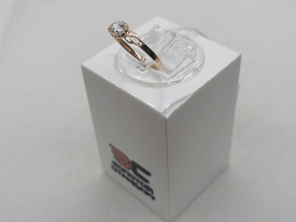 КОЛКМИ585 КОЛЬЦО С КАМНЯМИ (Au 585)