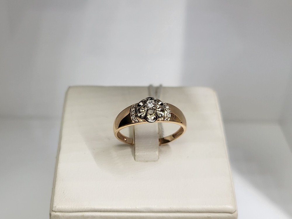 КОЛЬЦО БРИЛЛИАНТ Au 585