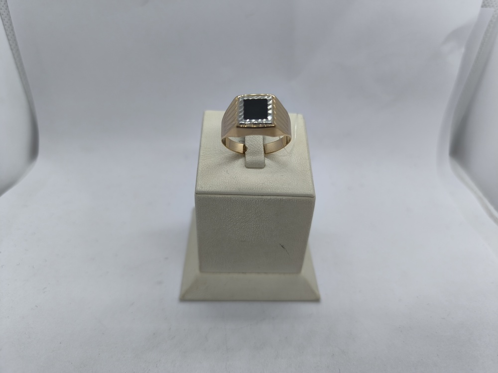 КОЛЬЦО ПЕЧАТКА Эмаль (Au 585)