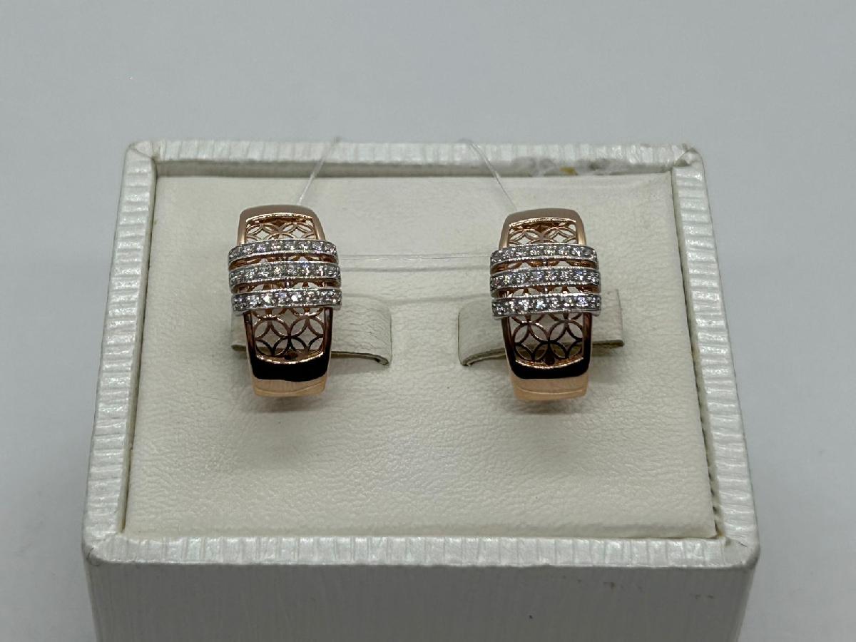 СЕРЬГИ С КАМНЯМИ (Au 585)