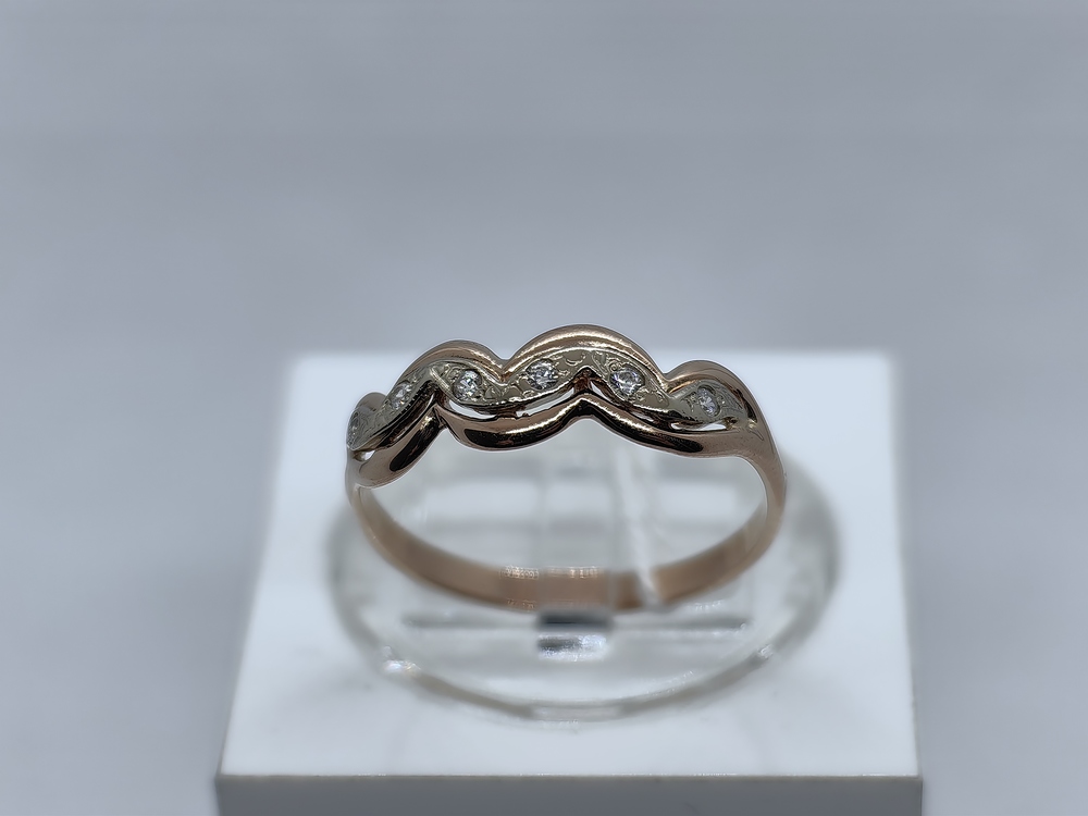 КОЛКМИ585 КОЛЬЦО С КАМНЯМИ (Au 585) КОЛКМИ585 КОЛЬЦО С КАМНЯМИ (Au 585)